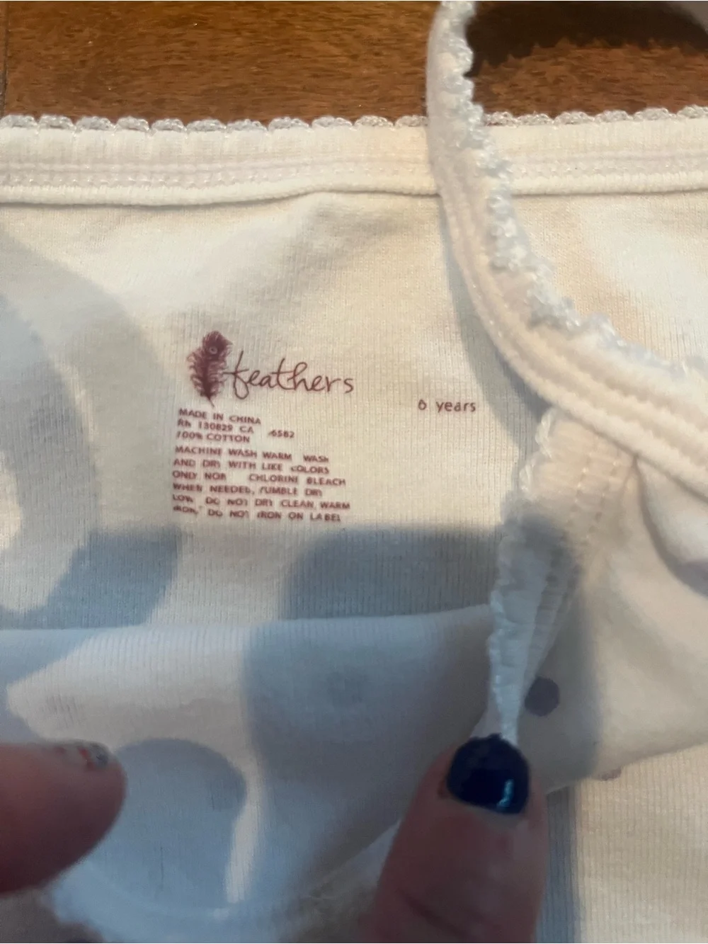 Feathers Girls White Tank Tops with Green & Lavender Polka Dots - Pack of 3